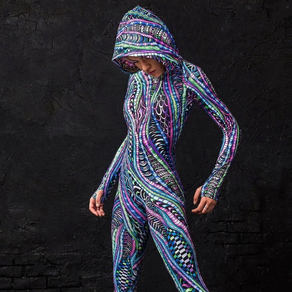 Badinka Psy Knot Fit Onesie Size Large L